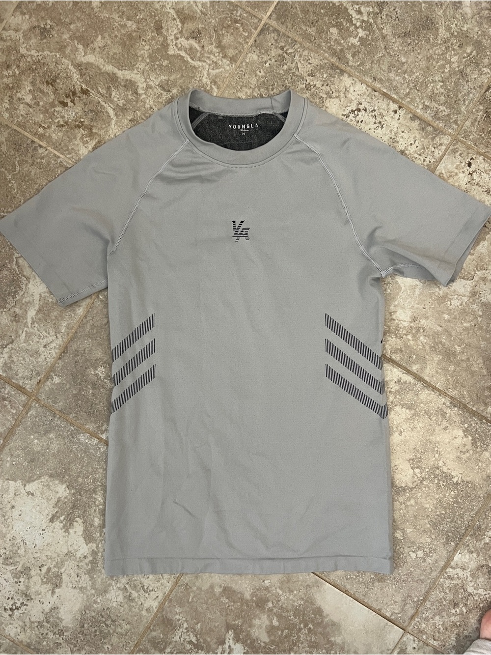 YoungLA Light Grey Performance Tee